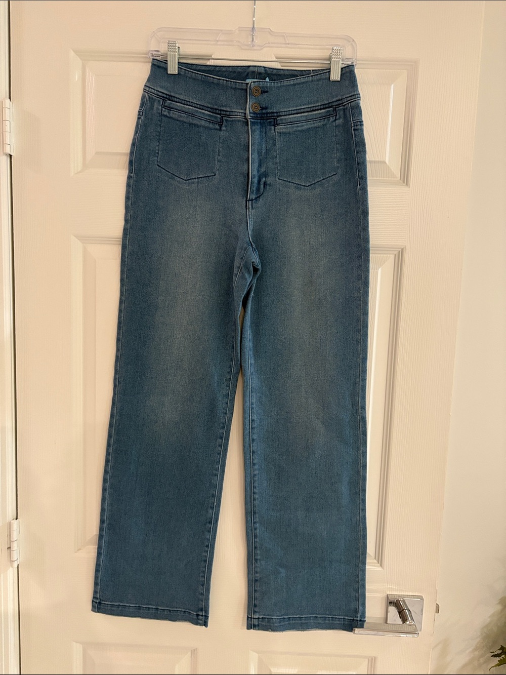 Classic High-Waist Wide-Leg Women's J McLaughlin Jeans - Blue